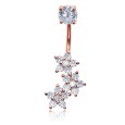 Beautiful Flower Belly Piercing BP-1965